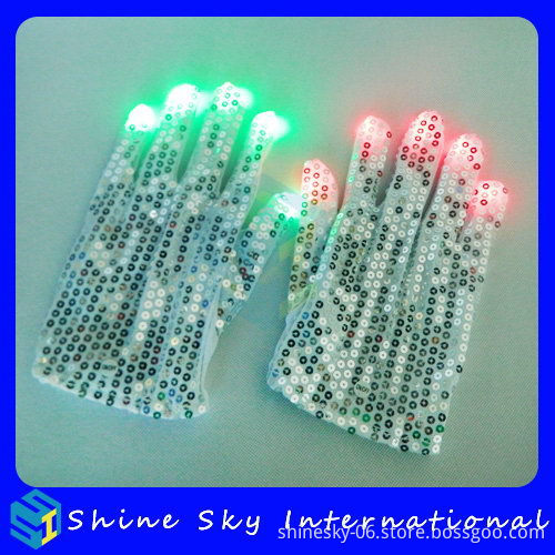 Fashionable Stylish Scintillate Flashing Gloves